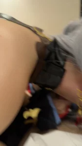 原神cos申鹤口交，大长腿无毛coser